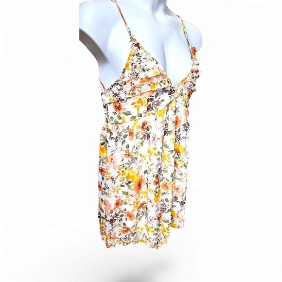 Trixxi New Juniors Floral Print Sleeveless Asymmetrical Hem Mini Dress Size XL - Picture 5 of 16